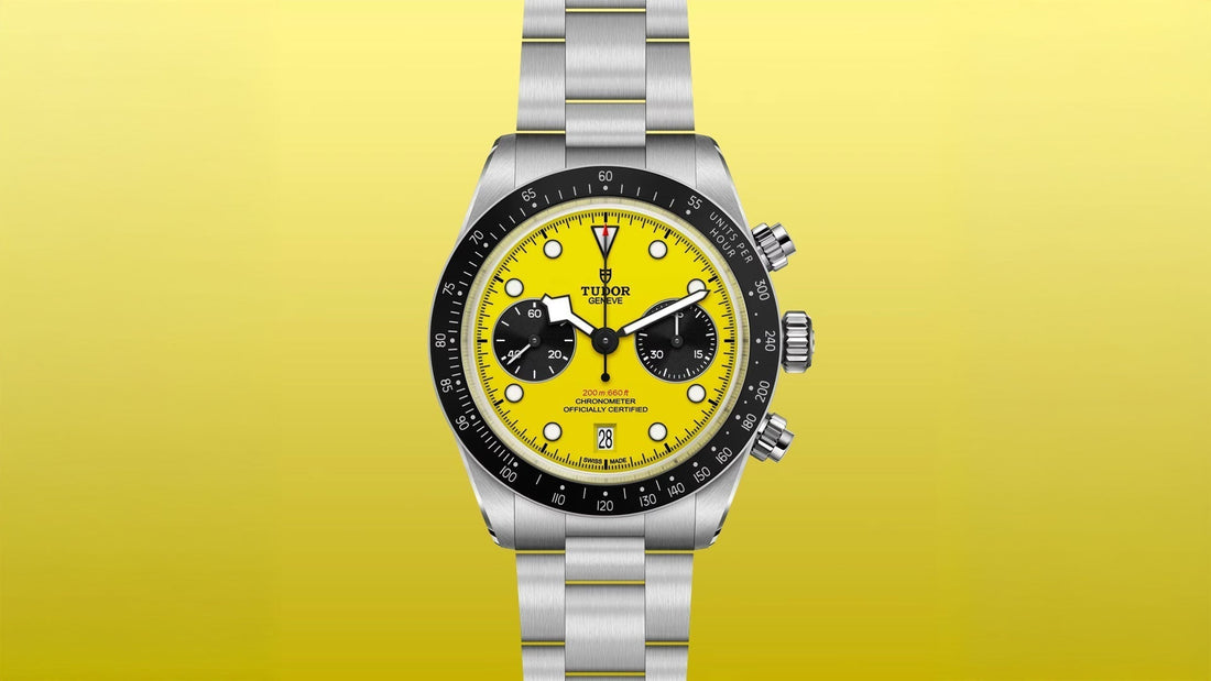 TUDOR Black Bay Chrono "Bumblebee" Automatic 39mm Watch at David M Robinson