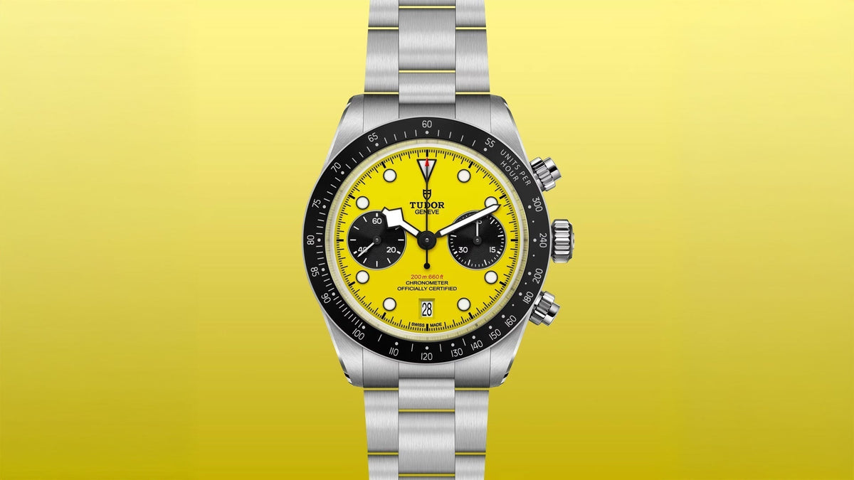 TUDOR Black Bay Chrono "Bumblebee" Automatic 39mm Watch at David M Robinson