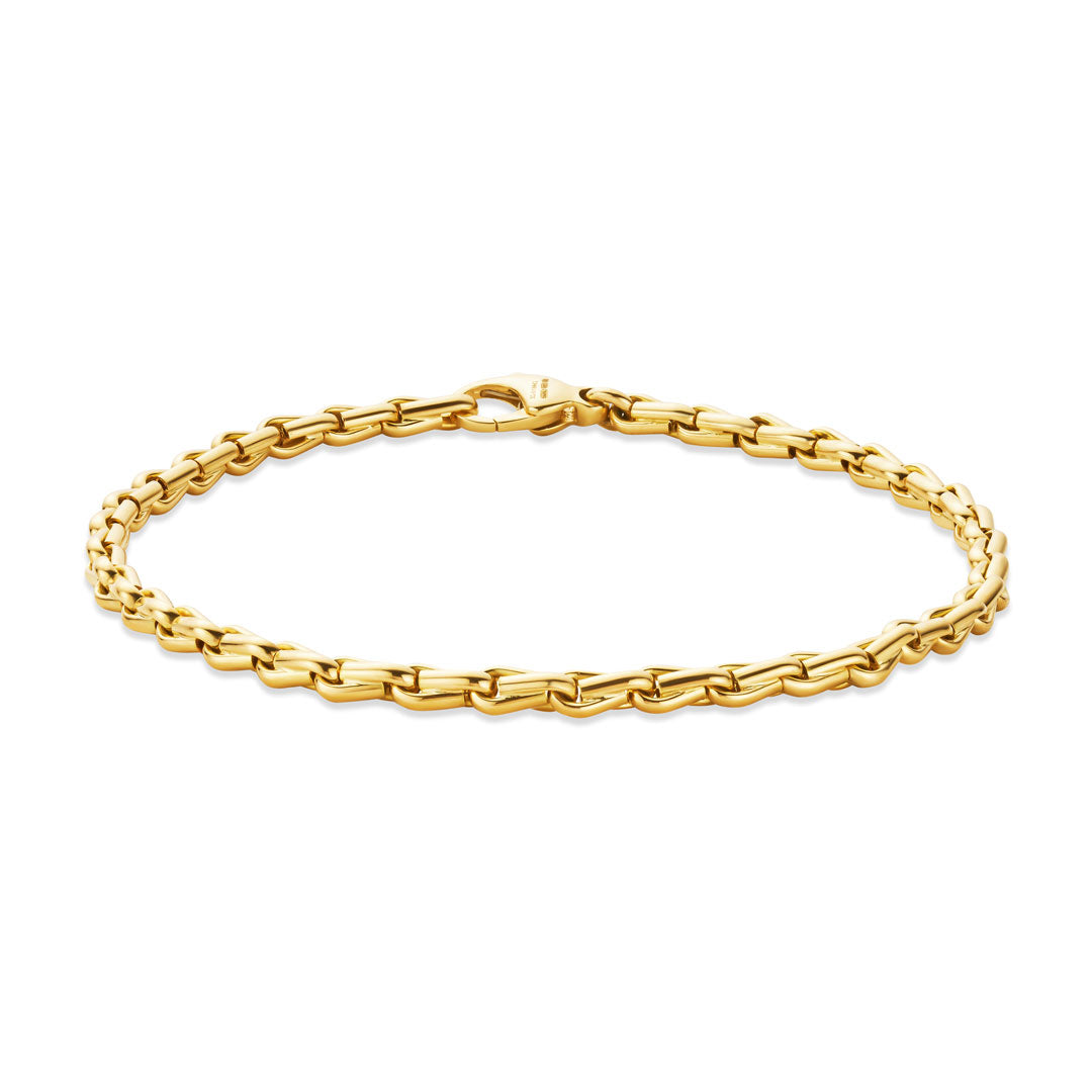 Giallo 18ct Yellow Gold Link Bracelet at David M Robinson