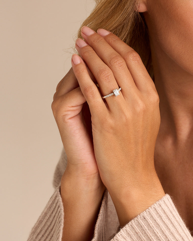 Emerald Cut Engagement Rings