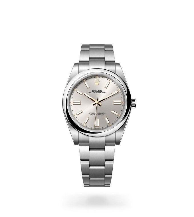 Rolex Oyster Perpetual 41 in oystersteel m124300-0001 at David M Robinson