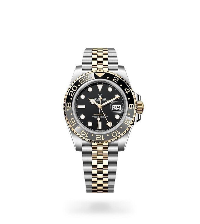 Rolex GMT-Master II in oystersteel and yellow gold m126713grnr-0001 at David M Robinson