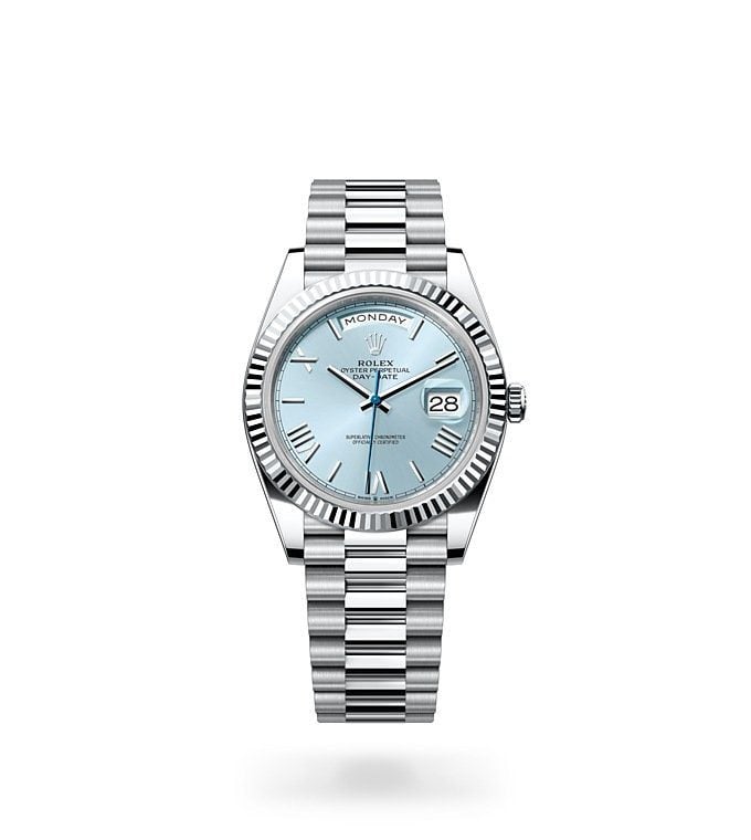 Rolex Day-Date 40 in platinum m228236-0012 at David M Robinson