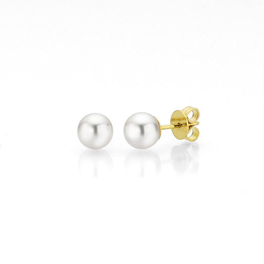 Classic Pearl Stud Earrings at DMR