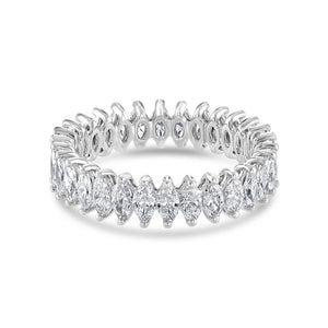 Platinum Marquise Diamond Full Eternity Ring
