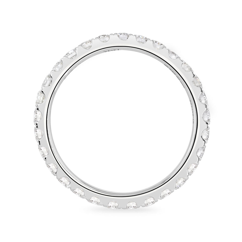 Platinum Round Brilliant Cut Diamond Eternity Ring