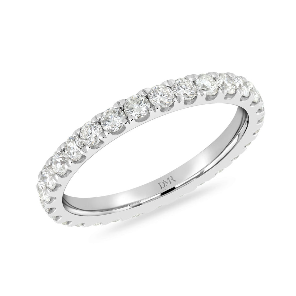 Platinum Round Brilliant Cut Diamond Eternity Ring