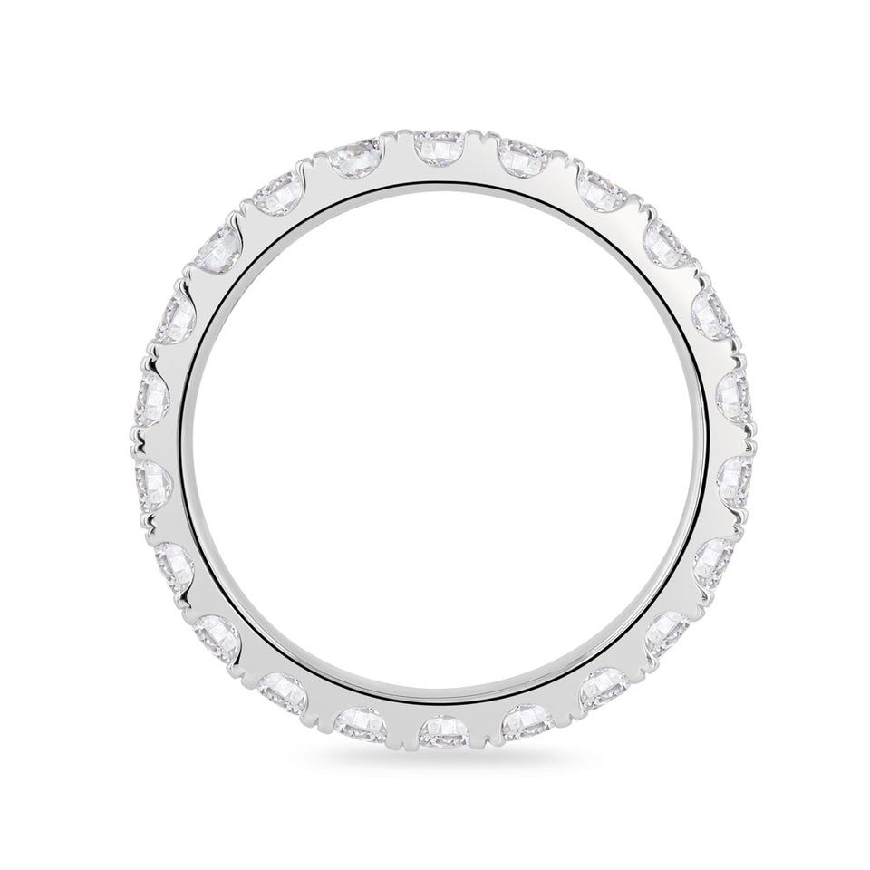 Platinum Round Brilliant Cut Diamond Eternity Ring