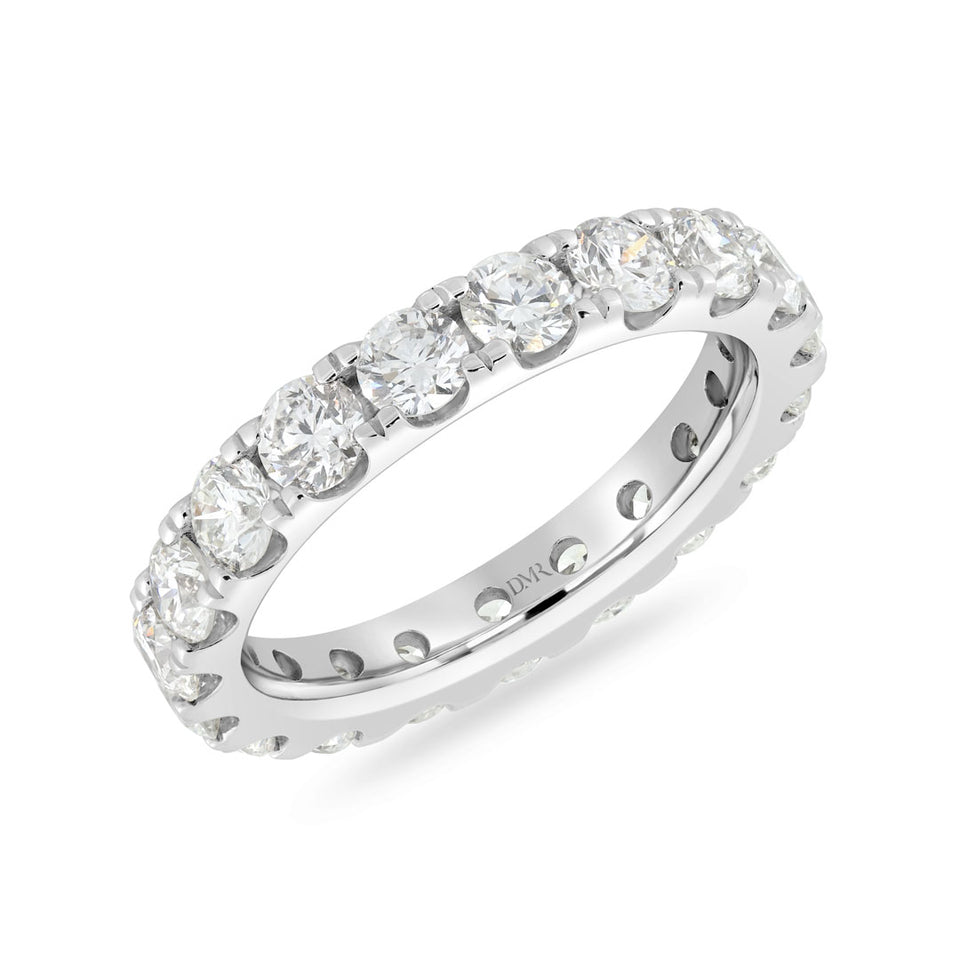 Platinum Round Brilliant Cut Diamond Eternity Ring