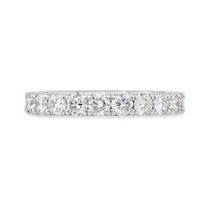 Platinum Round Brilliant Cut Diamond Eternity Ring