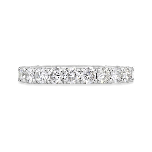 Platinum Round Brilliant Cut Diamond Eternity Ring
