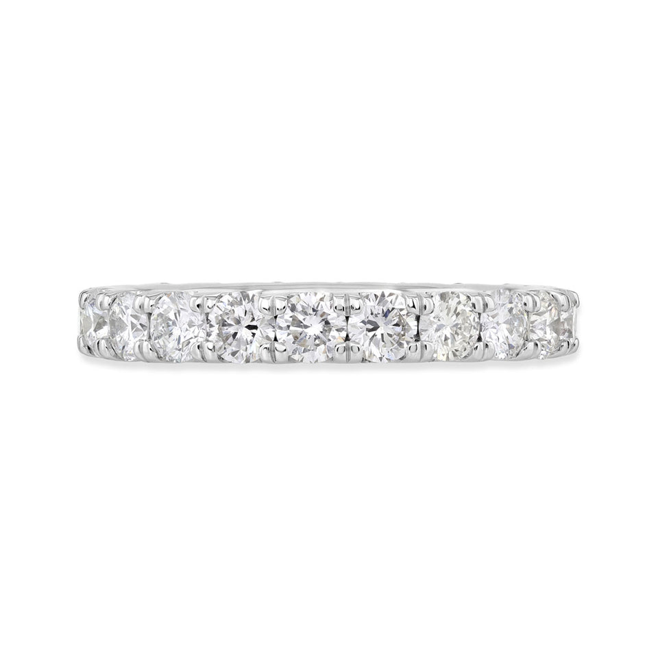 Platinum Round Brilliant Cut Diamond Eternity Ring