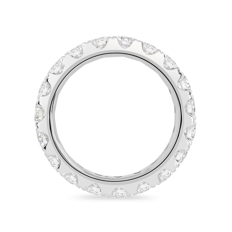 Platinum Round Brilliant Cut Diamond Eternity Ring
