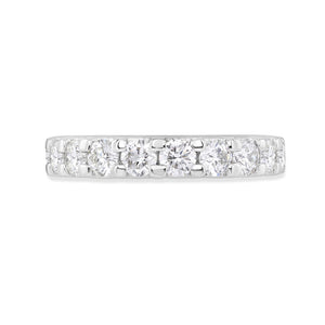 Platinum Round Brilliant Cut Diamond Eternity Ring