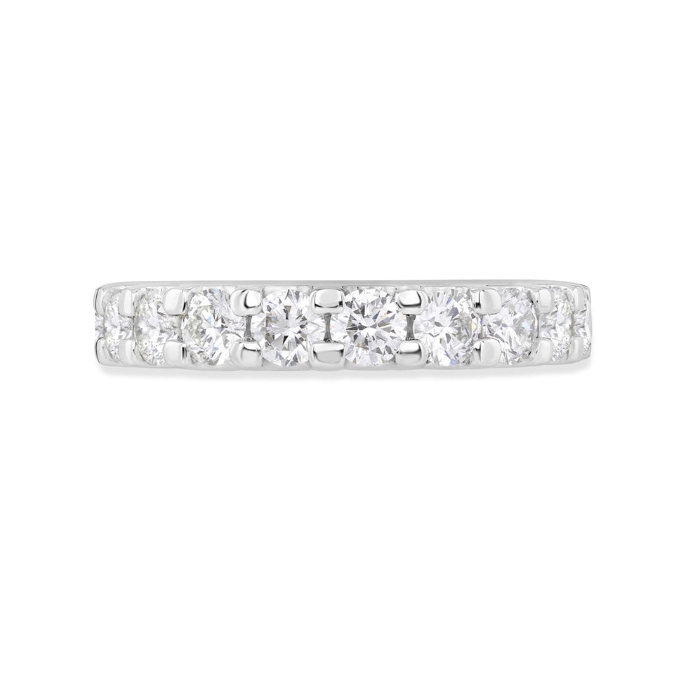 Platinum Round Brilliant Cut Diamond Eternity Ring