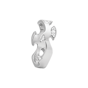 Fusion 18ct White Gold Diamond Centre Ring