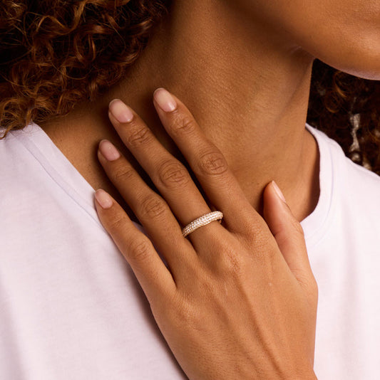 18ct Yellow Gold Diamond Ring at DMR