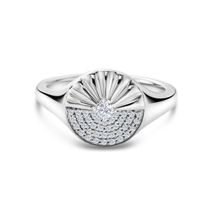 Alba Platinum Diamond Ring
