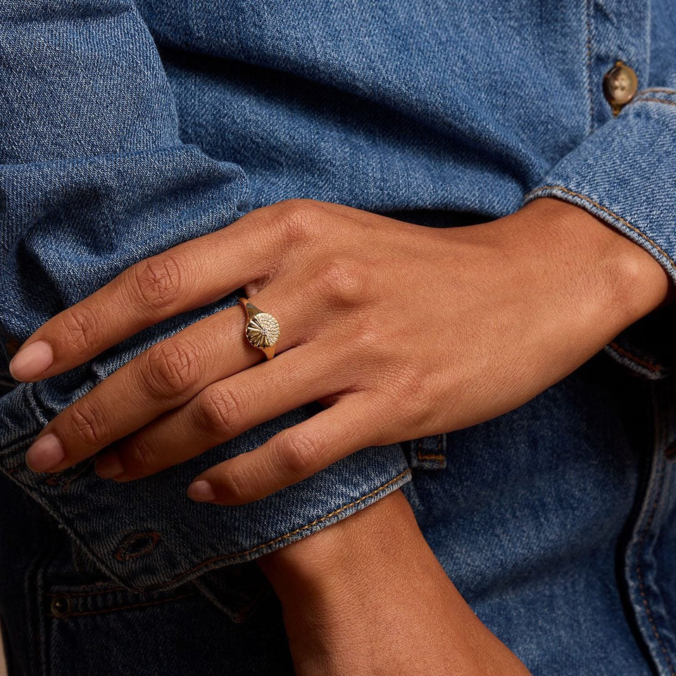 Yellow Gold Alba Ring at DMR