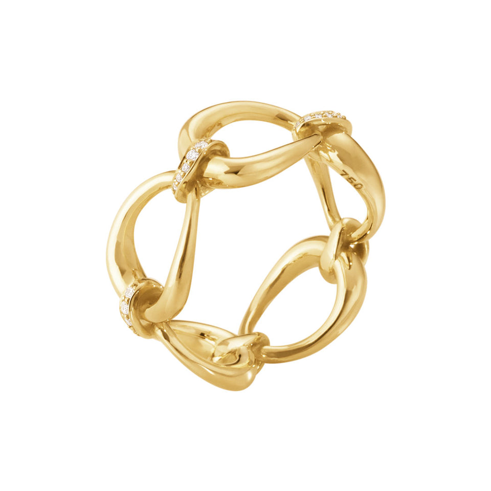 Offspring Yellow Gold & Diamond Ring