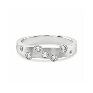 Cloud Nine White Gold Slim Diamond Ring