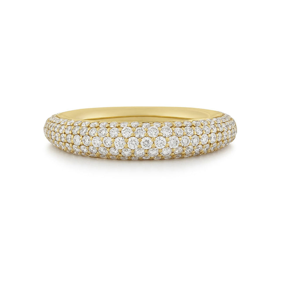 yellow gold diamond ring at david m robinson