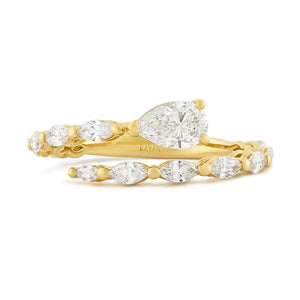 Cleo Yellow Gold Diamond Dress Ring