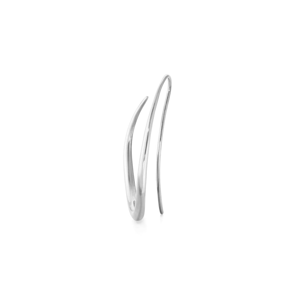 Georg Jensen Offspring Sterling Silver Double Earhoops at David M Robinson