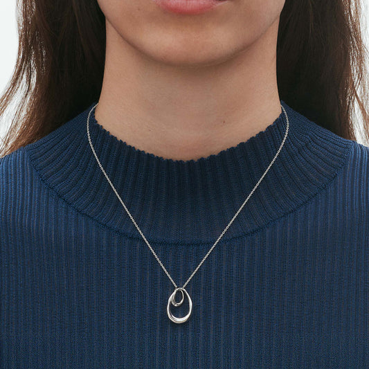 Georg Jensen Offspring Sterling Silver Pendant at David M Robinson