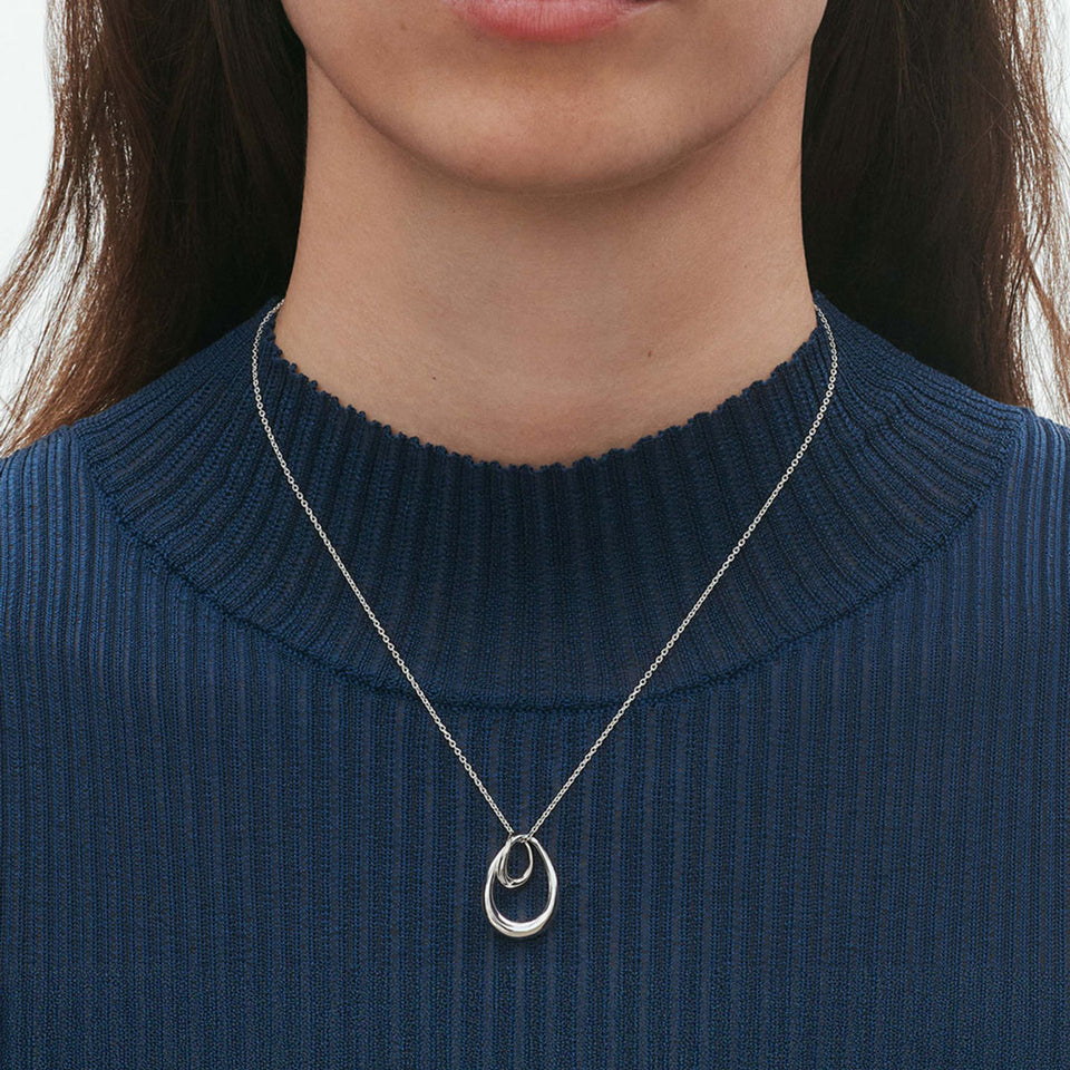 Georg Jensen Offspring Sterling Silver Pendant at David M Robinson