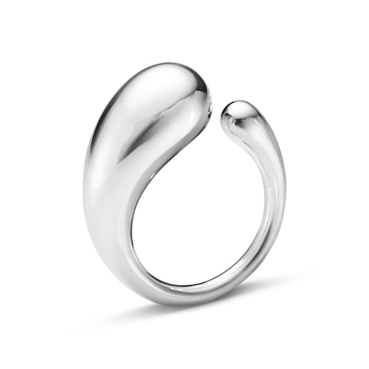 Georg Jensen Mercy Large Sterling Silver Open Ring at David M Robinson