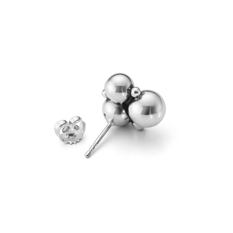 Georg Jensen Moonlight Grapes Sterling Silver Earrings at David M Robinson