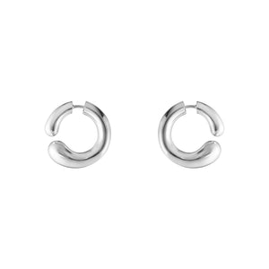 Mercy Sterling Silver Open Ear Hoop Earrings