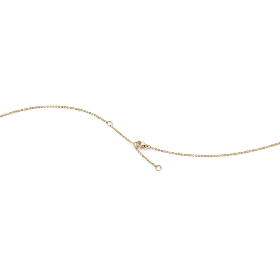 Georg Jensen Mercy 18ct Yellow Gold and Diamond Necklace at David M Robinson