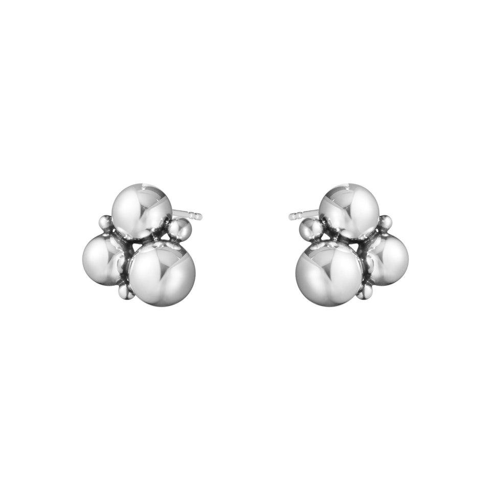 Georg Jensen Moonlight Grapes Sterling Silver Earrings at David M Robinson