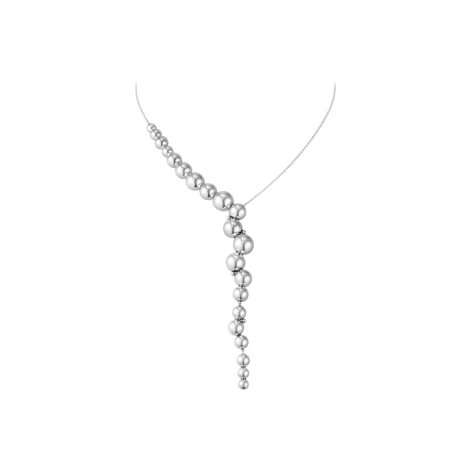Georg Jensen Moonlight Grapes Sterling Silver Necklace at David M Robinson