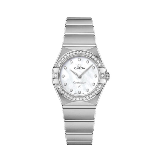 OMEGA Constellation Quartz Steel 25mm Watch O13115256055001 at DMR and the OMEGA Boutique Liverpool