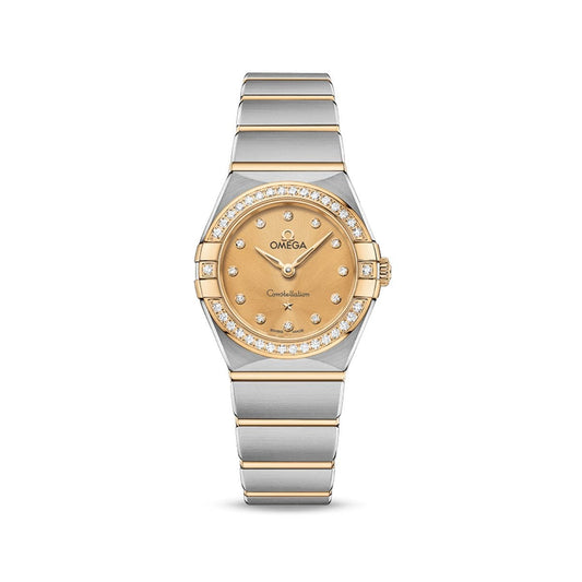 OMEGA Constellation Quartz Steel Yellow Gold 25mm Watch O13125256058001 at DMR and the OMEGA Boutique Liverpool