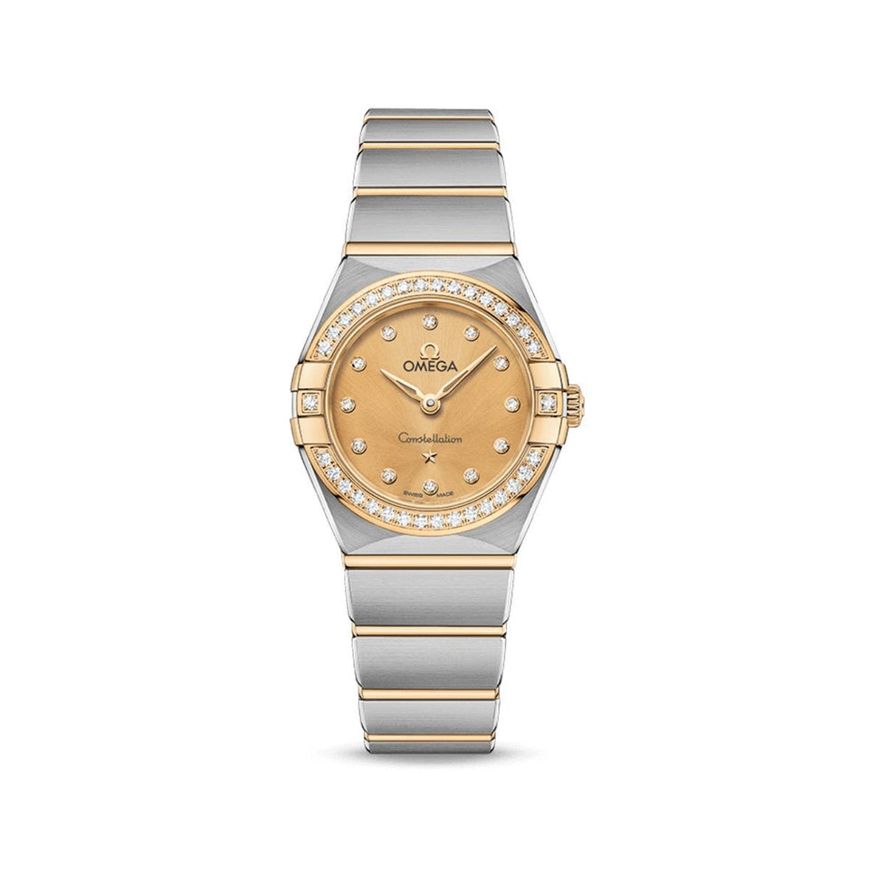 OMEGA Constellation Quartz Steel Yellow Gold 25mm Watch O13125256058001 at DMR and the OMEGA Boutique Liverpool