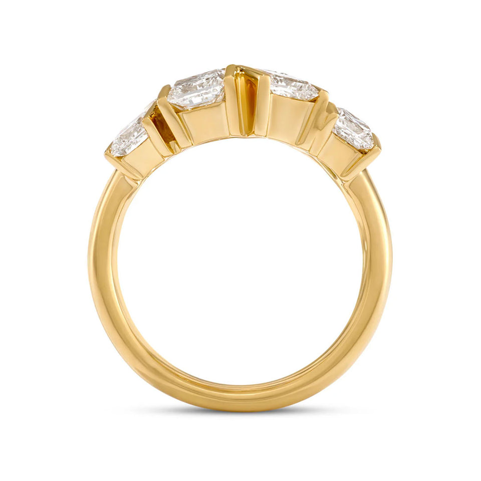 Hopscotch 18ct Yellow Gold Diamond Ring at David M Robinson