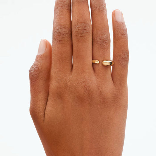 Mercy 18ct Yellow Gold Mini Ring