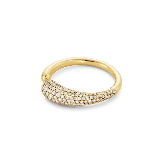 Mercy Yellow Gold & Diamond Ring