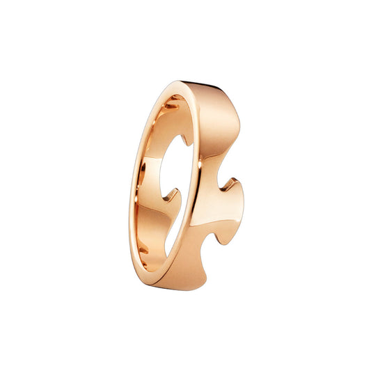 FUSION End Ring 18ct rose gold