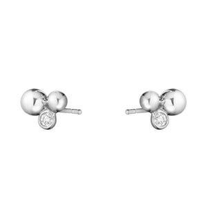 Moonlight Grapes Sterling Silver & Diamond Earrings