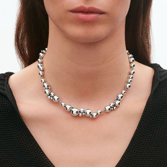 Moonlight Grapes Sterling Silver Necklace
