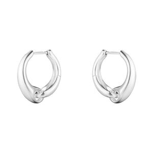 Reflect Silver Hoop Earrings