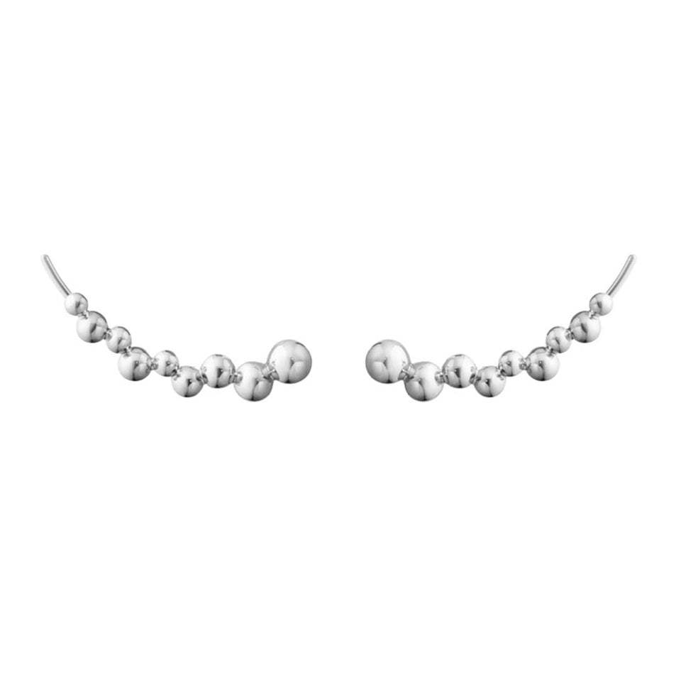Georg Jensen Moonlight Grapes Sterling Silver Ear Cuffs at David M Robinson