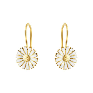 Gold Plated Sterling Silver Daisy Earrings