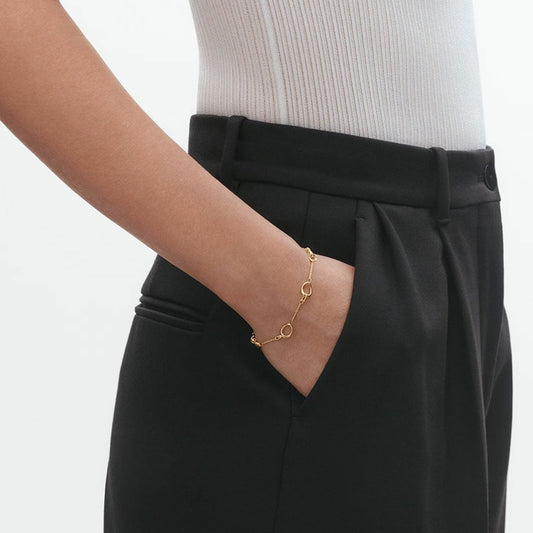 Georg Jensen Offspring Yellow Gold Bracelet at David M Robinson