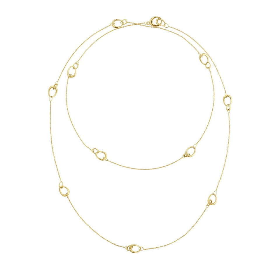 Georg Jensen Offspring Yellow Gold Sautoir at David M Robinson